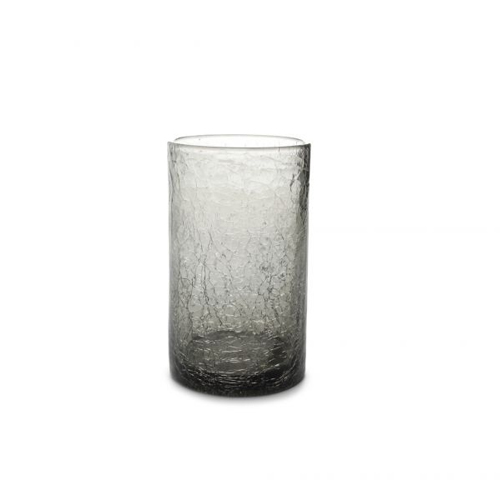 Glas crackle 40cl grijs f2h