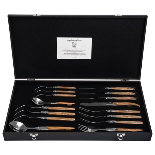 Bestekset laguiole luxury line couvert set 16 stuks