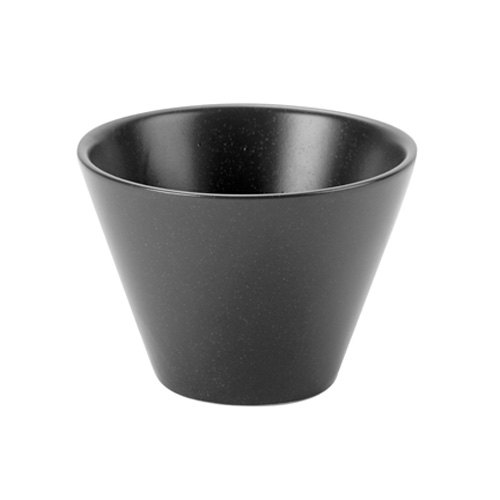 Conische kom diam 11.5cm inh 400ml graphite porcelite seasons