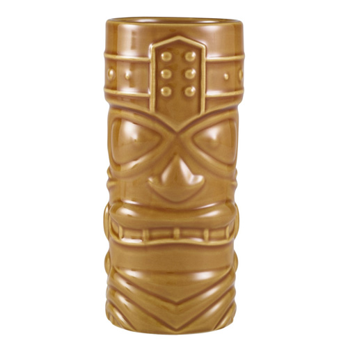 Tiki beker bruin inh 400ml