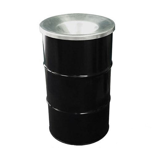 THE BINBIN MET VLAMVERTRAGEND DEKSEL 120 LTR ZWART