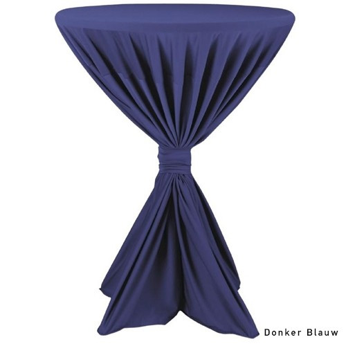 STATAFELROK POLYESTER KLEUR DONKER BLAUW DIAM TOT 100CM