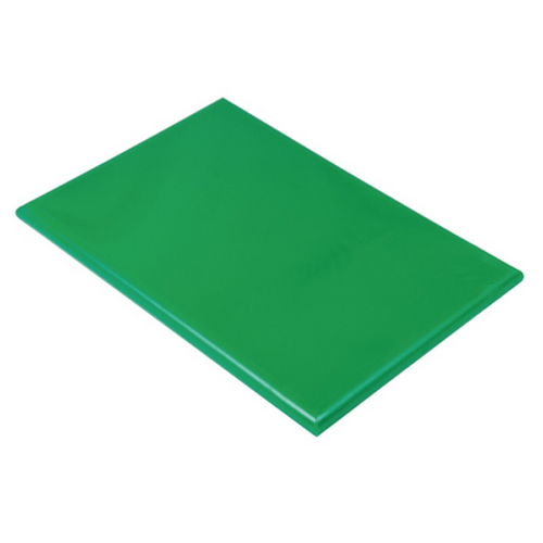 SNIJPLANK HACCP KLEUR GROEN 1 2GN AFM  26 5X32 5CM  EEN ZIJDE MET GEUL ANDERE ZIJDE GLAD  PRO COOKING