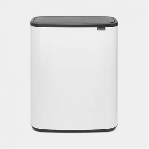 AFVALEMMER 60L  BO TOUCH BIN WHITE BRABANTIA