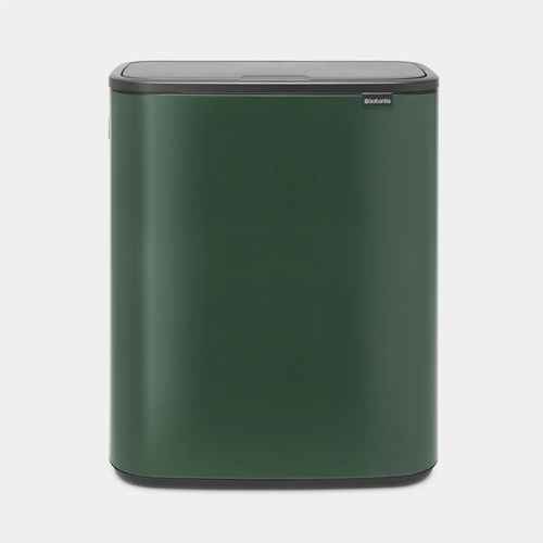 AFVALEMMER 60L  BO TOUCH BIN PINE GREEN BRABANTIA