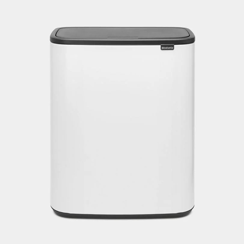 AFVALEMMER 2 30L  BO TOUCH BIN WHITE BRABANTIA