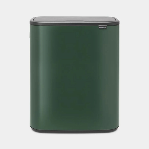 AFVALEMMER 2 30L  BO TOUCH BIN PINE GREEN BRABANTIA