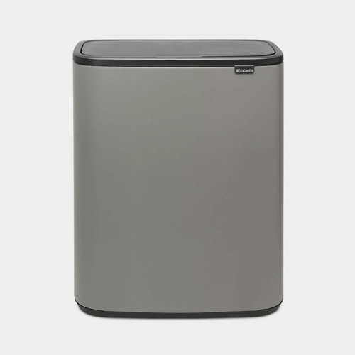 AFVALEMMER 2 30L  BO TOUCH BIN MINERAL CONCRETE GREY