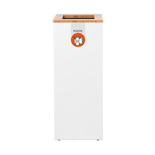 LUNE PAXA MEDIUM INH  34LTR  WIT  BAMBOE EN ORANJE