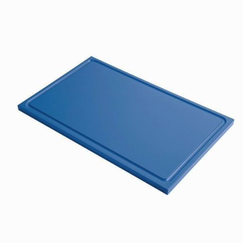 SNIJPLANK HACCP KLEUR BLAUW 1 1GN AFM  53X32 5CM  KUNSTSTOF MET GEUL PRO COOKING