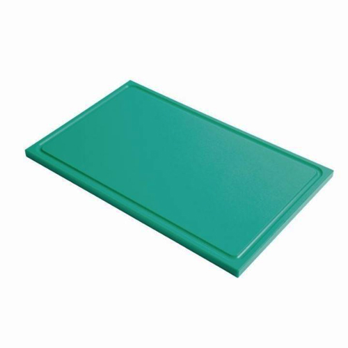 SNIJPLANK HACCP KLEUR GROEN 1 1GN AFM  53X32 5CM  KUNSTSTOF MET GEUL PRO COKING