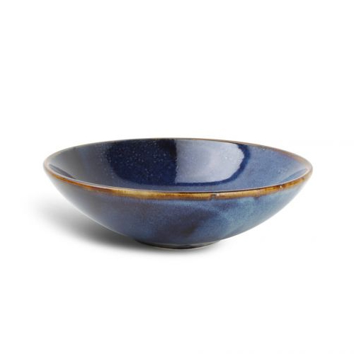 KOM DIAM 23 CM  HGT  7 CM  BLAUW NOVA