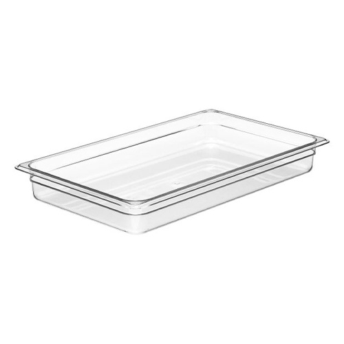 771012 GASTRONORMBAK POLYCARBONAAT ZONDER DEKSEL GN 1 1 65MM DIEP