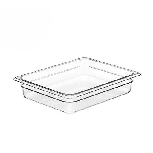 771020 GASTRONORMBAK POLYCARBONAAT ZONDER DEKSEL GN 1 2 65MM DIEP