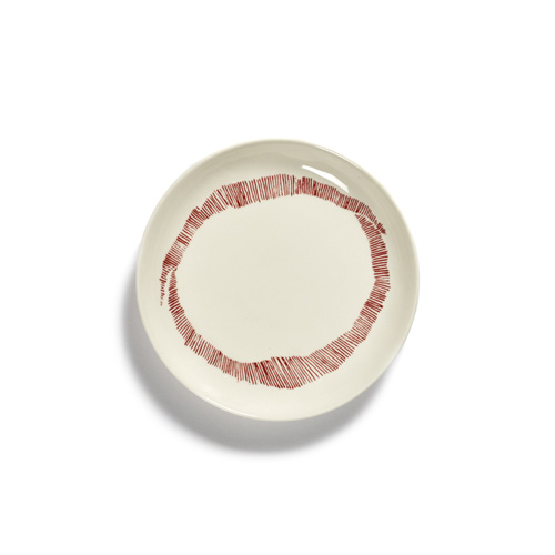 BORD XS DIAM 16CM KLEUR WIT ROOD FEAST TABLEWARE BY OTTOLENGHI SERAX