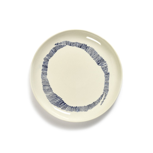 BORD S DIAM 19CM KLEUR WIT BLAUW FEAST TABLEWARE BY OTTOLENGHI SERAX