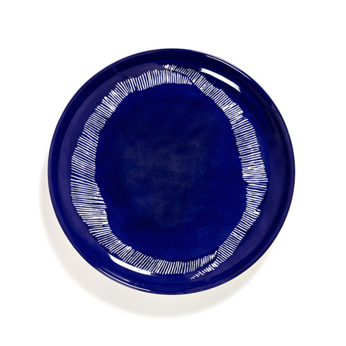 BORD M DIAM 22CM KLEUR BLAUW WIT FEAST TABLEWARE BY OTTOLENGHI SERAX