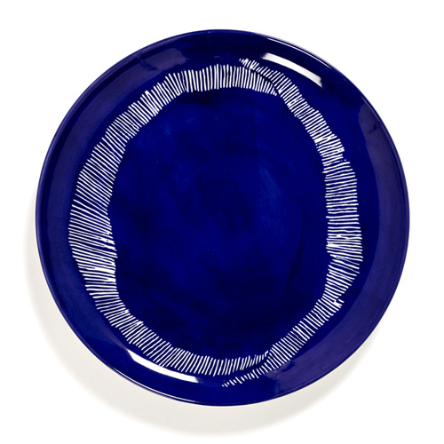 BORD L DIAM 26 5CM KLEUR BLAUW WIT FEAST TABLEWARE BY OTTOLENGHI SERAX