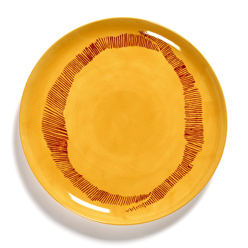 BORD L DIAM 26 5CM KLEUR GEEL ROOD FEAST TABLEWARE BY OTTOLENGHI SERAX