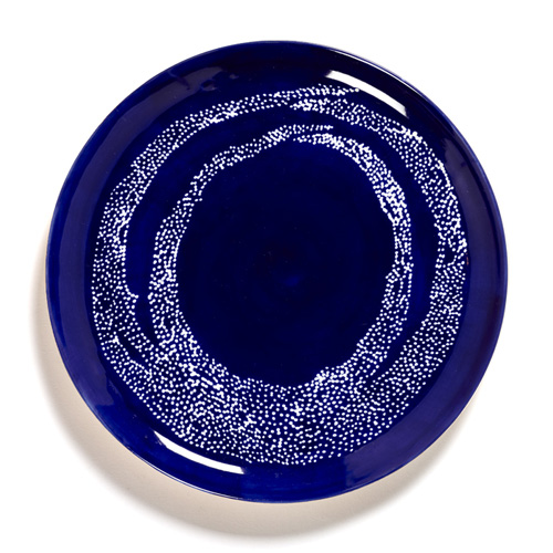 BORD L DIAM 26 5CM KLEUR BLAUW WIT 2 FEAST TABLEWARE BY OTTOLENGHI SERAX