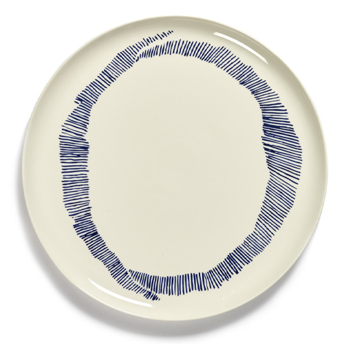 SERVEERBORD DIAM 35CM KLEUR WIT BLAUW FEAST TABLEWARE BY OTTOLENGHI SERAX