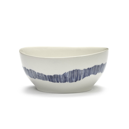 KOM S DIAM 16CM HGT 7 5CM KLEUR WIT BLAUW FEAST TABLEWARE BY OTTOLENGHI SERAX