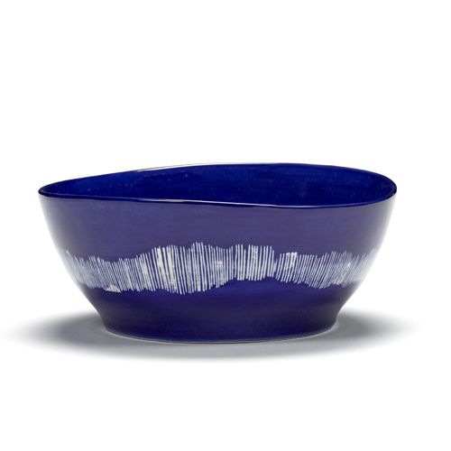 KOM L DIAM 18CM HGT 8CM KLEUR BLAUW WIT FEAST TABLEWARE BY OTTOLENGHI SERAX