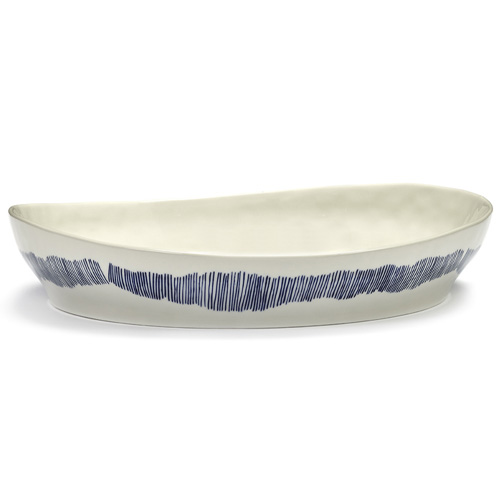 SERVEERSCHAAL AFM 30X29 5X6CM KLEUR WIT BLAUW FEAST TABLEWARE BY OTTOLENGHI SERAX