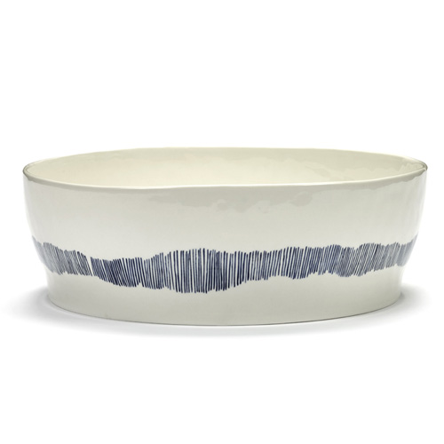 SALADEKOM DIAM 28 5CM KLEUR WIT BLAUW FEAST TABLEWARE BY OTTOLENGHI SERAX