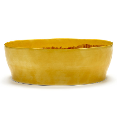 SALADEKOM DIAM 28 5CM KLEUR GEEL ROOD FEAST TABLEWARE BY OTTOLENGHI SERAX