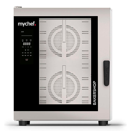 HETELUCHTOVEN BAKERSHOP AIR 10 BN MYCHEF LINKS SCHARNIEREND