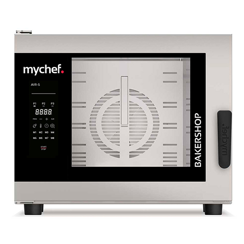 HETELUCHTOVEN BAKERSHOP AIR S 6 BN MYCHEF LINKS SCHARNIEREND