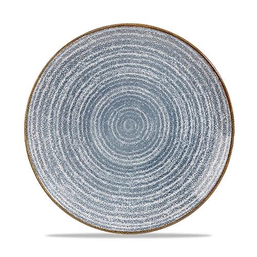 oupe bord evolve afm 26cm churchill studio prints homespun slate blue