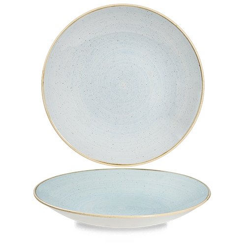 oupe bord diep afm 27cm churchill stonecast duck egg blue