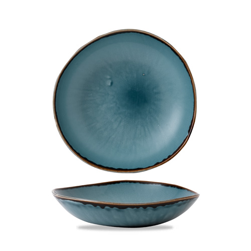 Schaal rond 25.3cm blauw Harvest Blue Dudson