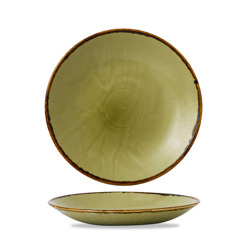 Coupebord diep 28,1cm groen Harvest Green Dudson