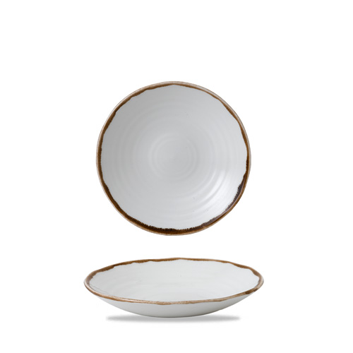 Schaal rond 15cm wit Harvest Natural Dudson