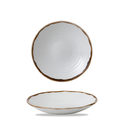 Schaal rond 21cm wit Harvest Natural Dudson