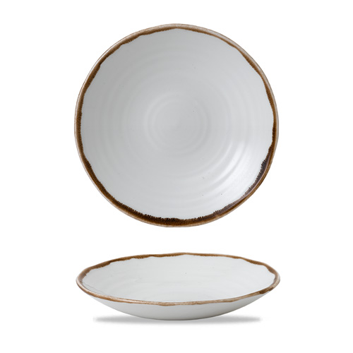 Schaal rond 27.9cm wit Harvest Natural Dudson