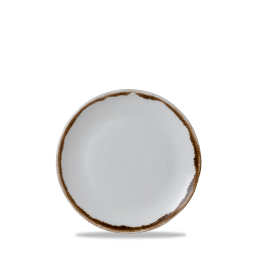 Bord rond 23cm wit Harvest Natural Dudson