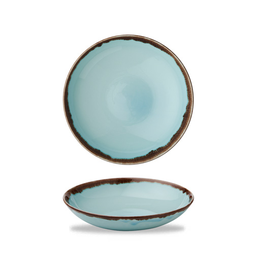 Schaal 24.8cm blauw Harvest Turquoise Dudson