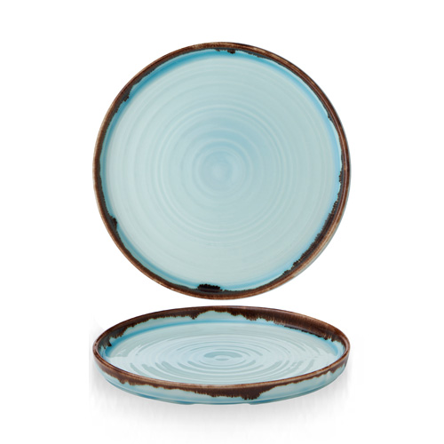 Bord diep 21cm blauw Harvest Turquoise Dudson