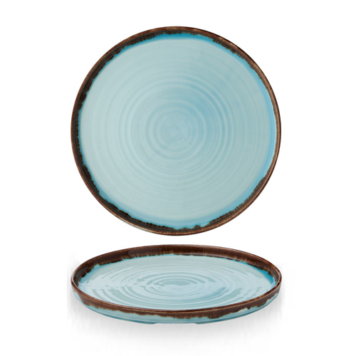 Bord diep 26cm blauw Harvest Turquoise Dudson