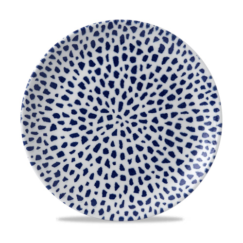 Coupebord 26cm blauw Terrazzo Blue Dudson