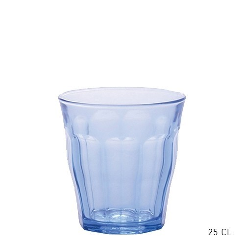 glas picardie blauw inh 25cl duralex