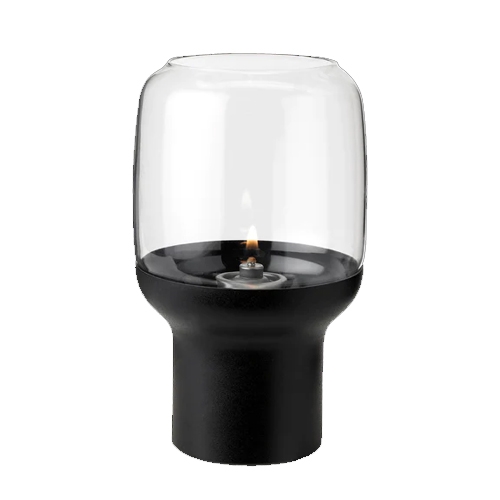 oop hurricane olielamp black stelton