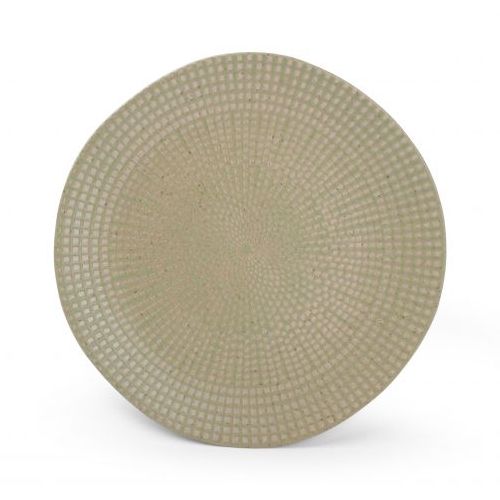 ord plat diam 21xh15cm olive mosaic f2d