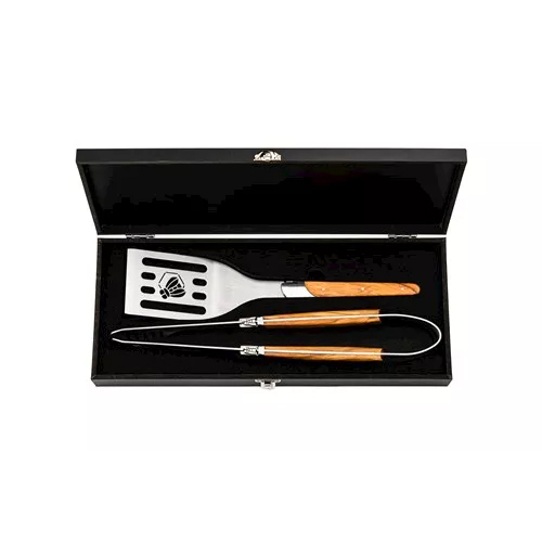 LUXURY LINE BBQ SET OLIJFHOUT LAGUIOLE STYLE DE VIE