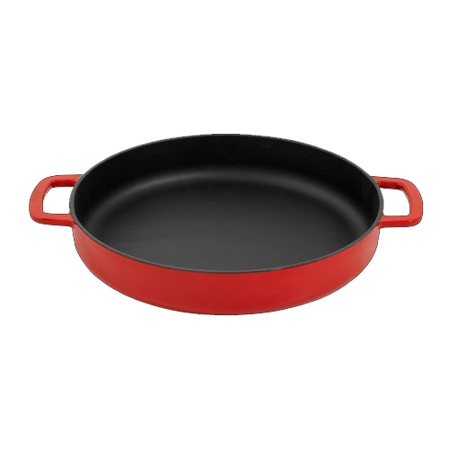 raadpan sous chef 2 handvaten diam 24cm rood combekk