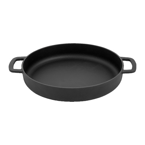 raadpan sous chef 2 handvaten diam 24cm zwart combekk